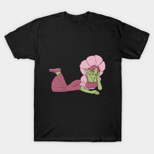 Cottage Core Plant Fairy Girl T-Shirt